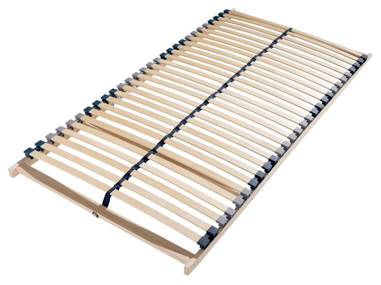Lattenbodem voor bedframe met verstelbare zones en steunbanden.