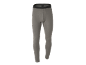 Grijze lange herenonderbroek met elastische tailleband.