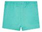 Turquoise katoenen shorts voor kinderen.