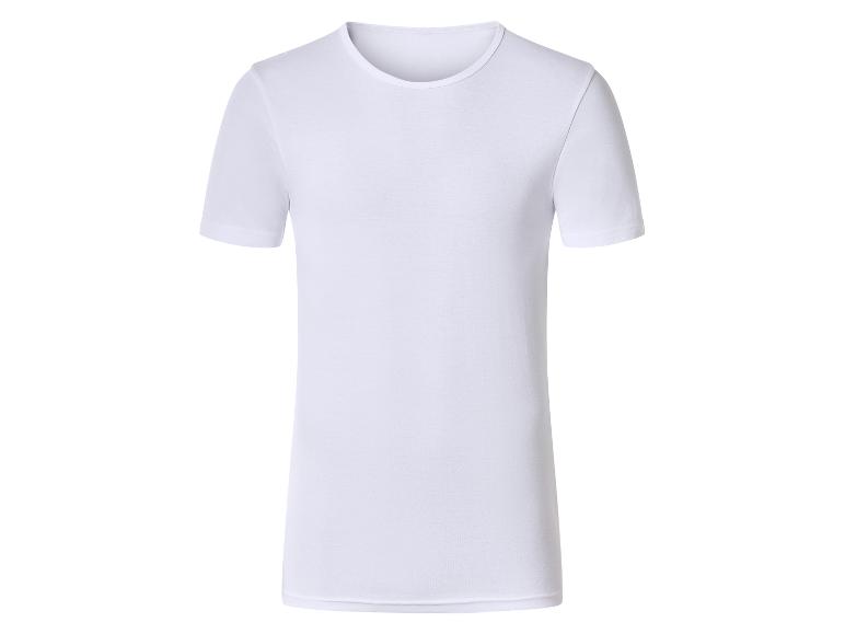 Wit heren T-shirt met korte mouwen