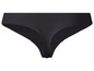Zwarte string onderbroek.