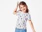 T-shirt en short voor meisjes, zomerprint.