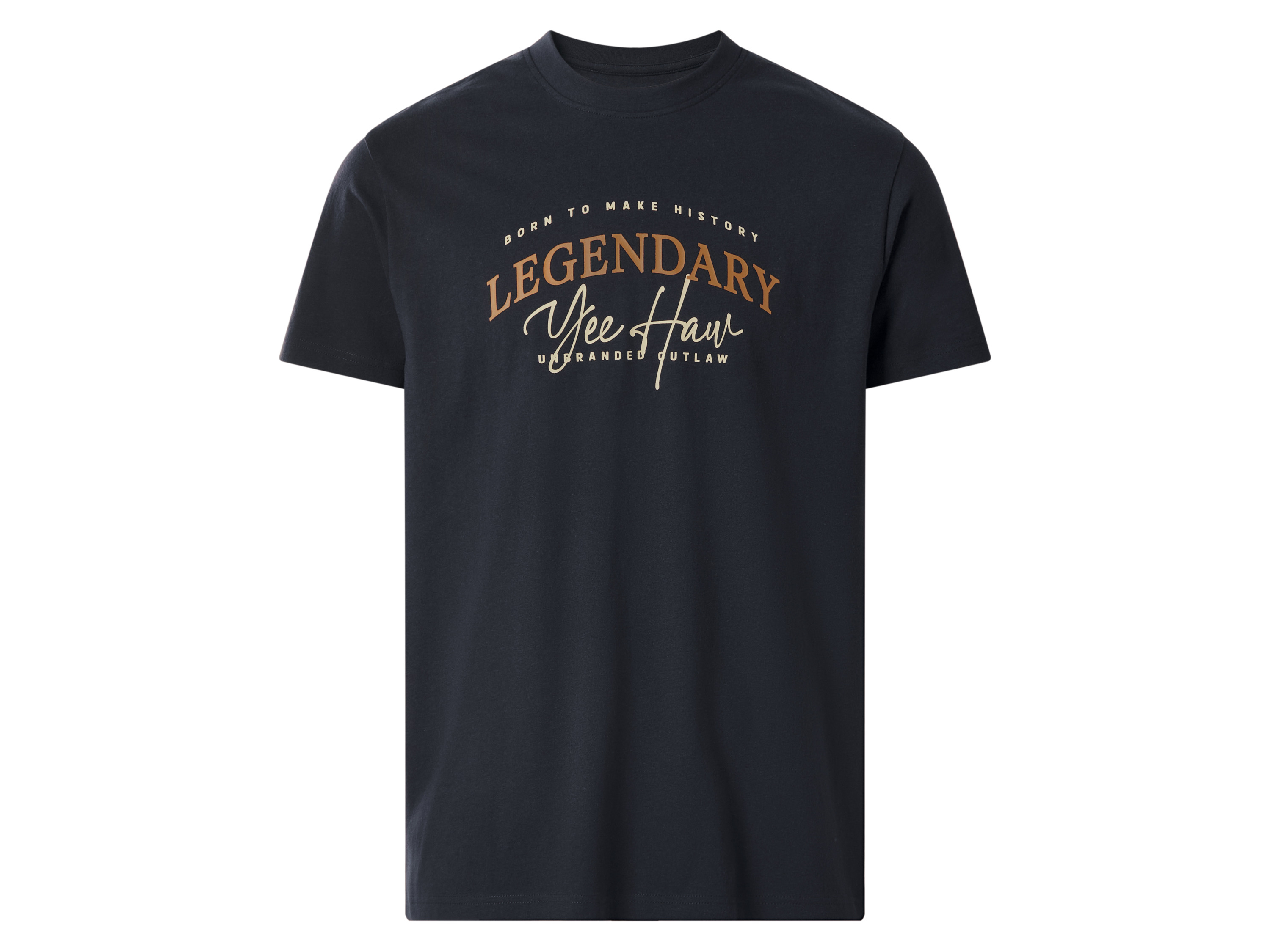ESMARA MEN Heren T-shirt (Marineblauw, XL)