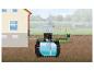 4RAIN ondergrondse regenwatertank COMPACT van 1600 l in de tuin.