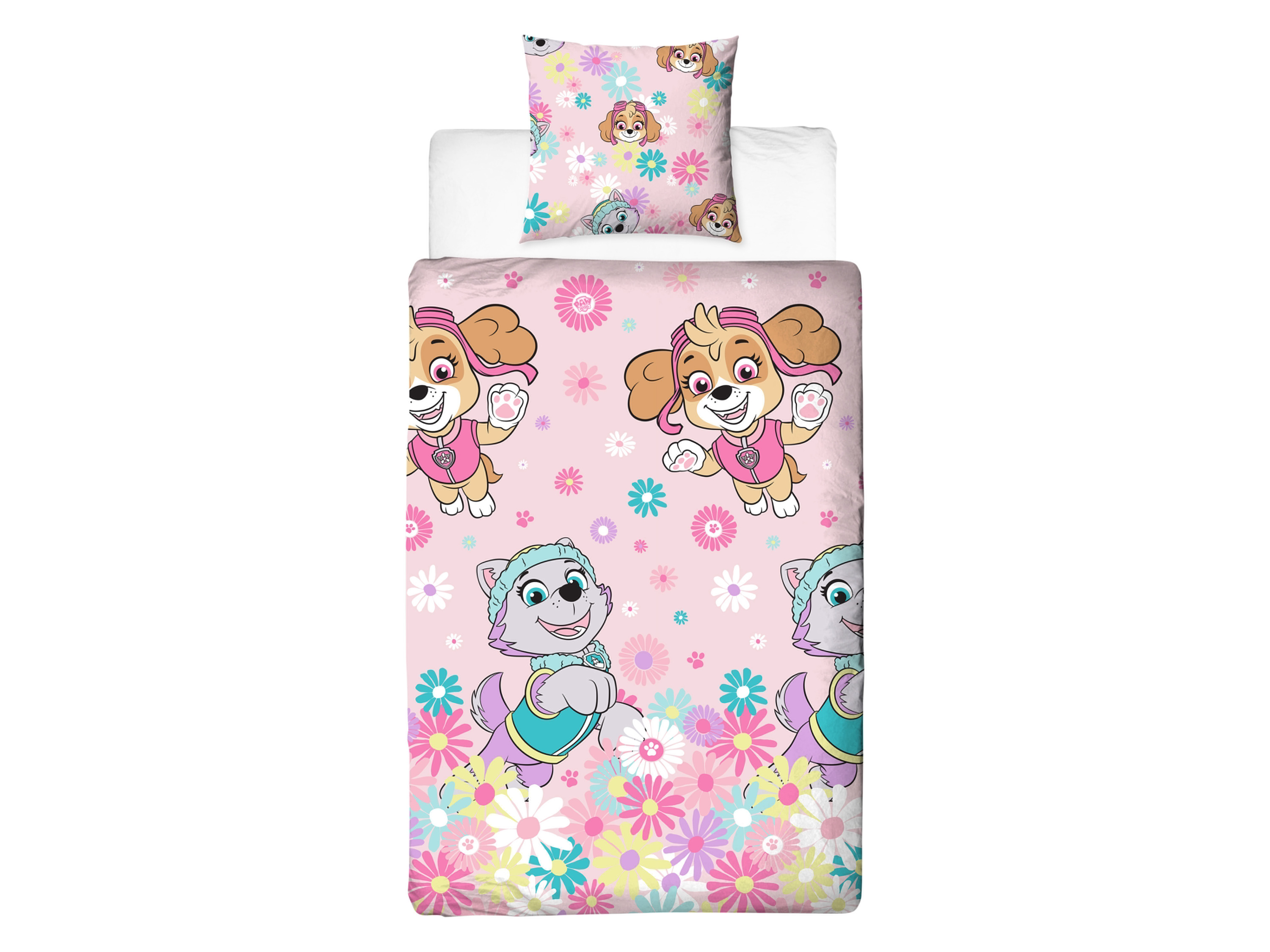 Kinder dekbedovertrek 140 x 200 cm (Paw Patrol)