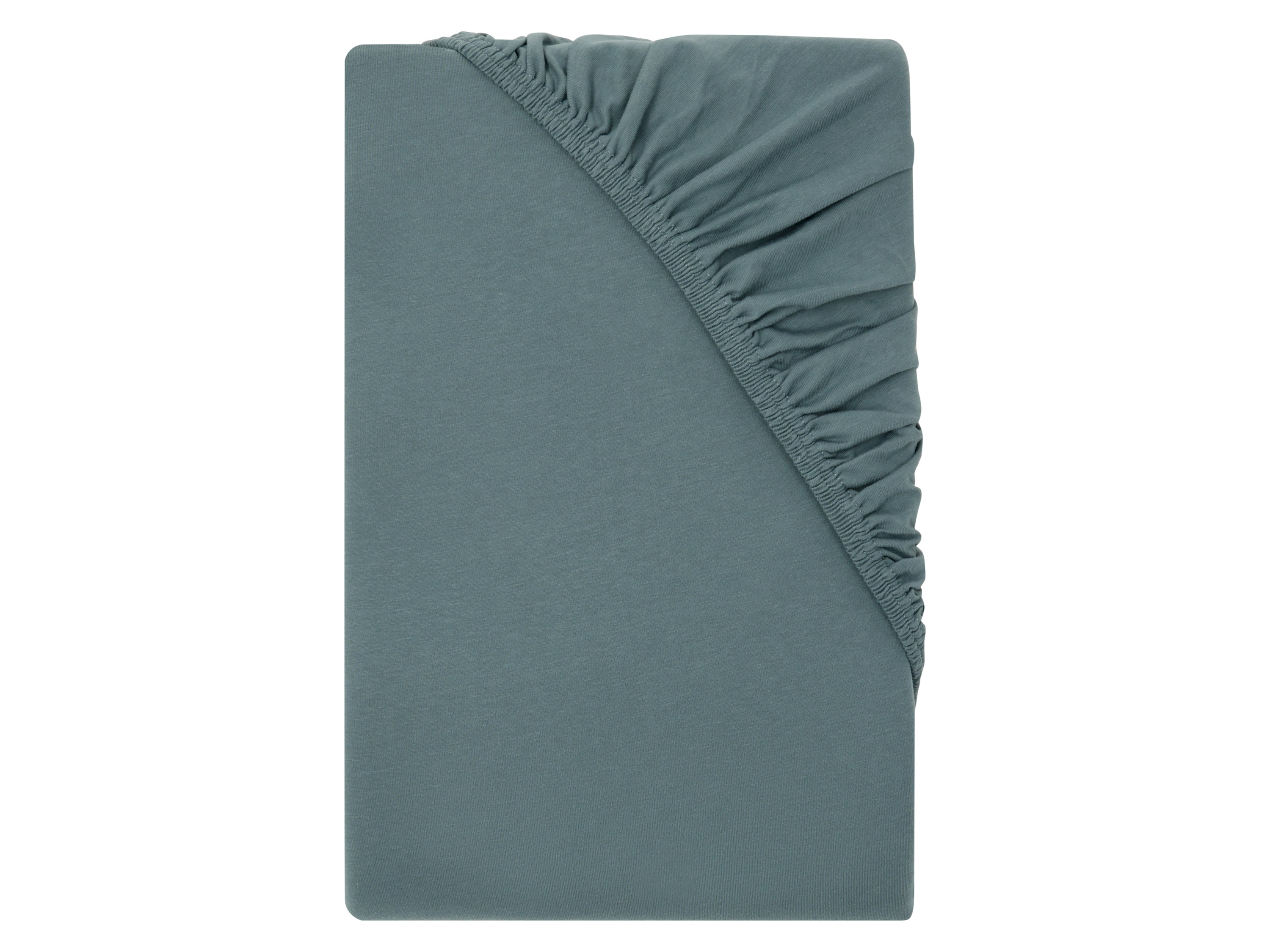 LIVARNO Jersey hoeslaken 180-200 x 200 cm (Petrol)