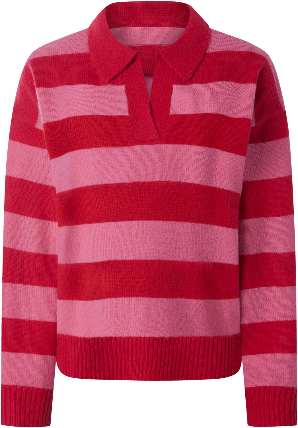 ESMARA Dames trui met polokraag (roze/rood, L (44/46))