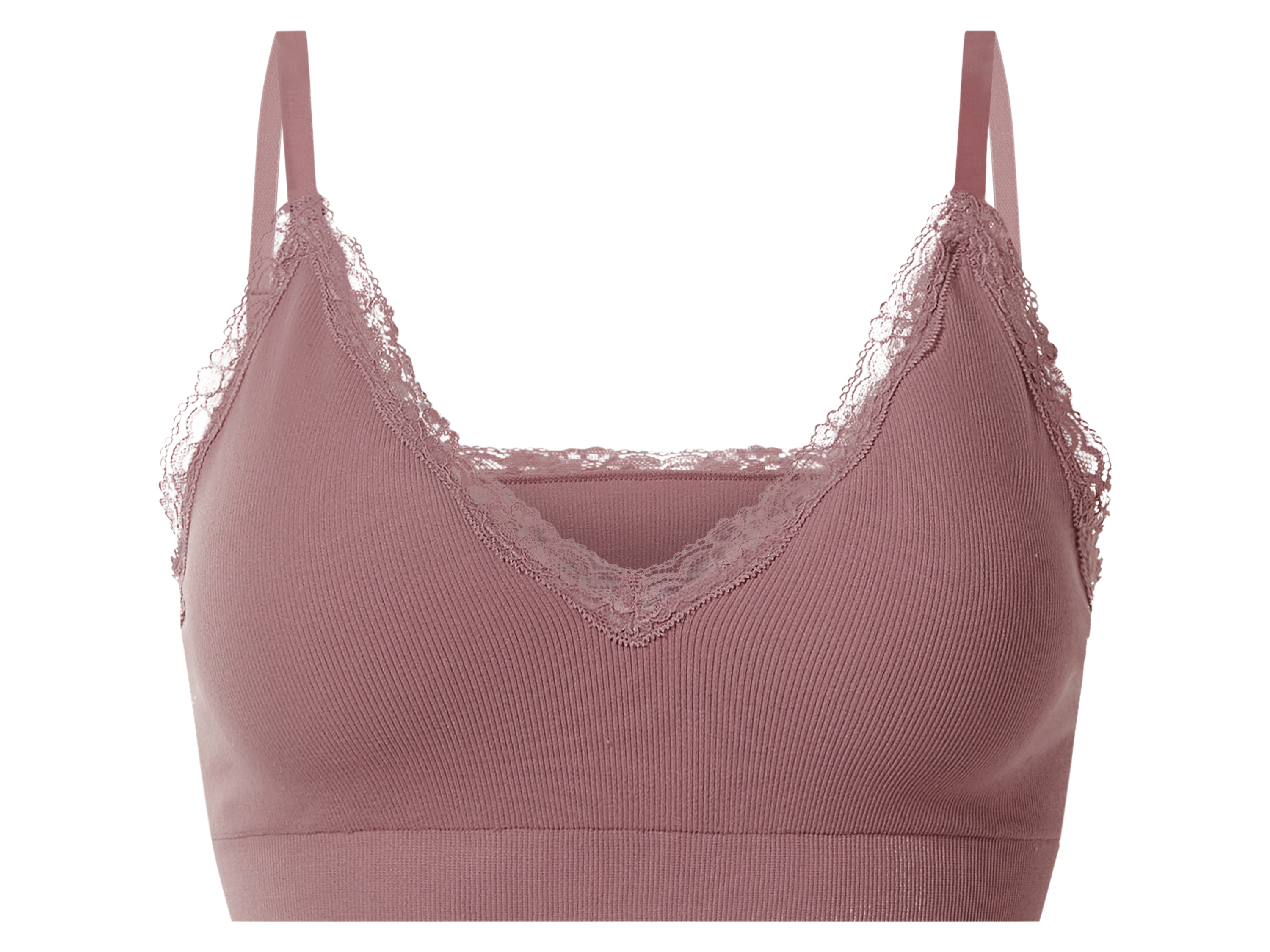 esmara Dames bustier met kant (Lichtroze, M (40/42))