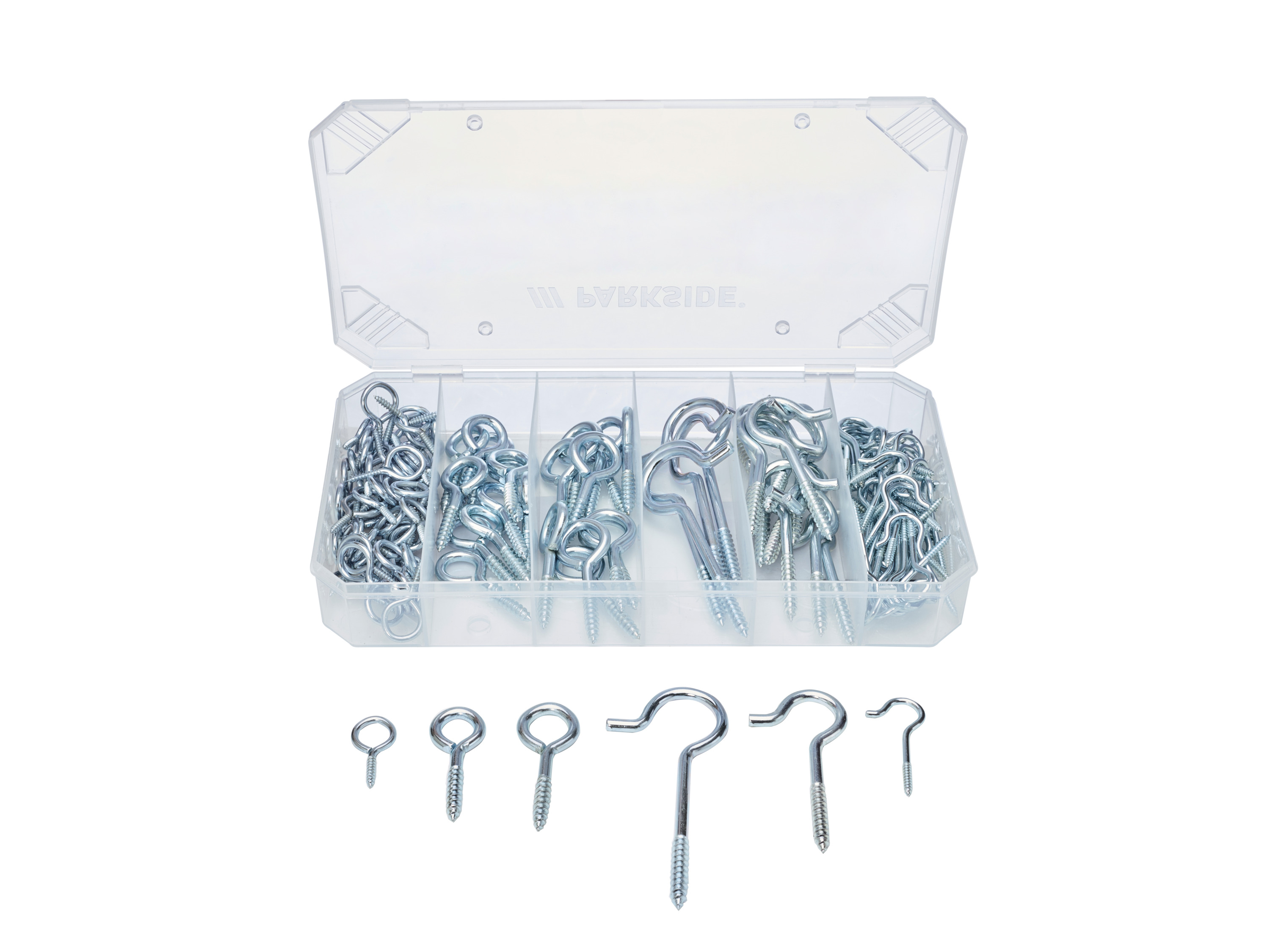 PARKSIDE Bevestigings- en afdichtingsmaterialen (Haken/ogen 151-delig)