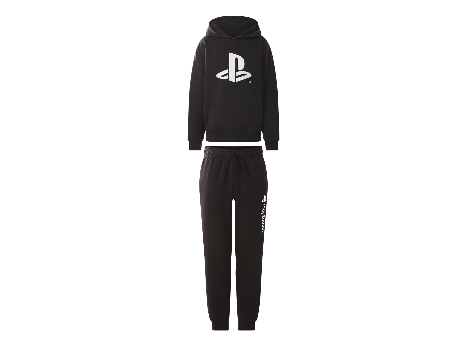 Kinder joggingpak, 2-delig (Zwart, 146/152)