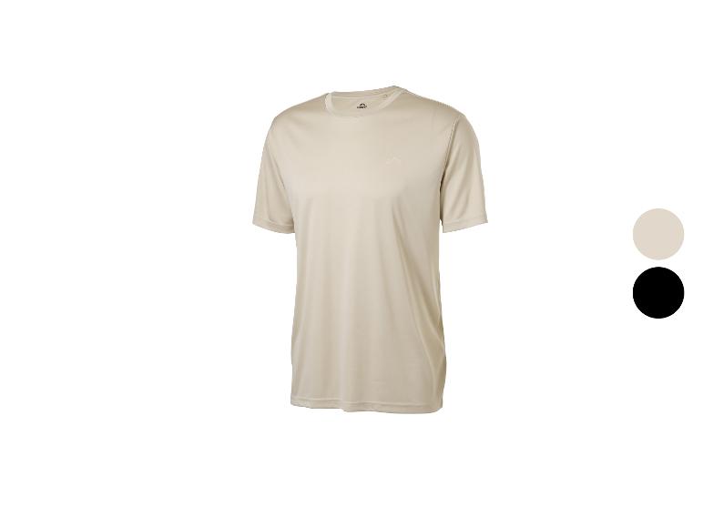 Beige Crivit heren T-shirt met korte mouwen en ronde hals