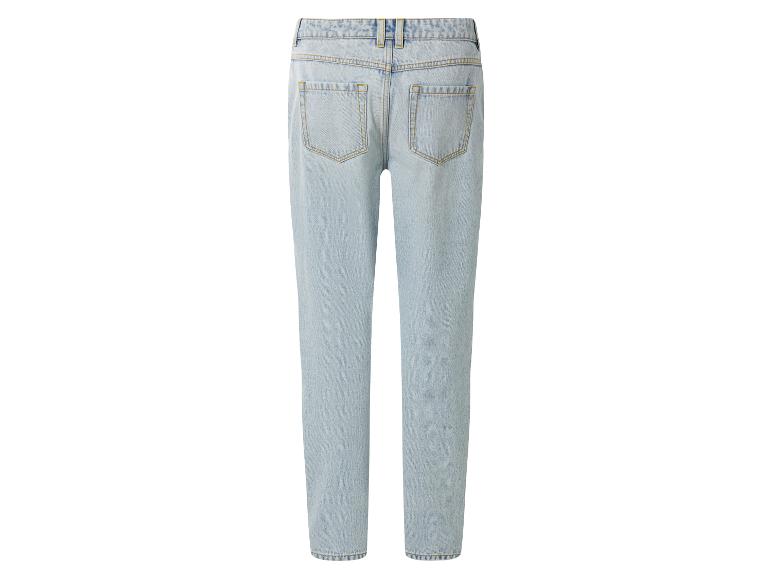 Lichtblauwe damesjeans met achterzakken