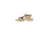 Beige sandalen met achterband.