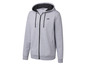 Een grijze hoodie met rits van Crivit.