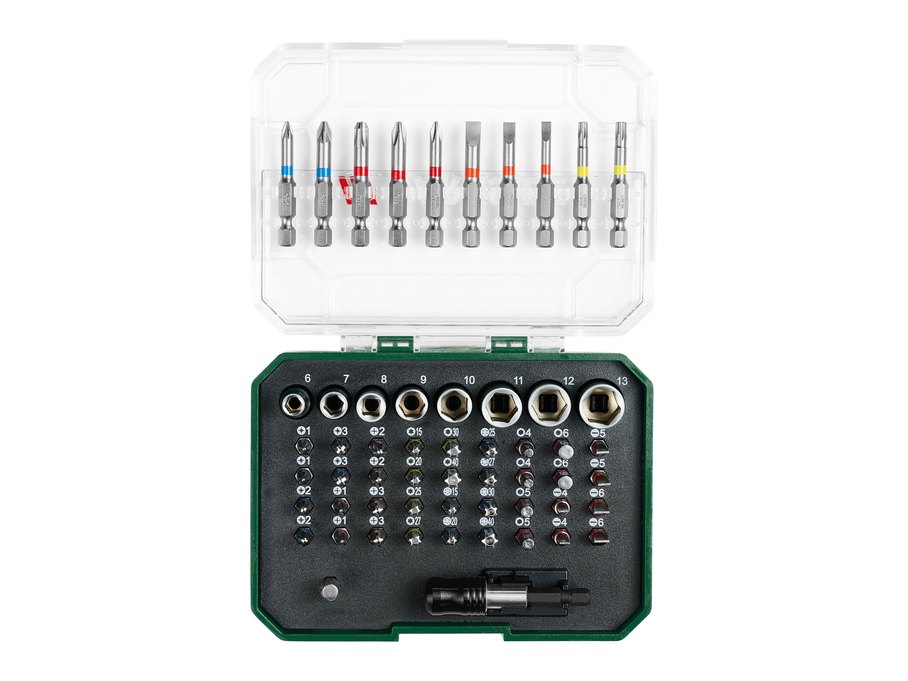 PARKSIDE Bitset of bit- en dopsleutelset (Bit- en dopsleutelset, 56-delig)
