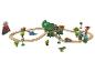 Houten dinosaurus-thema treinset en accessoires