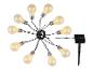 Solar lichtslinger met 10 retro LED-lampen