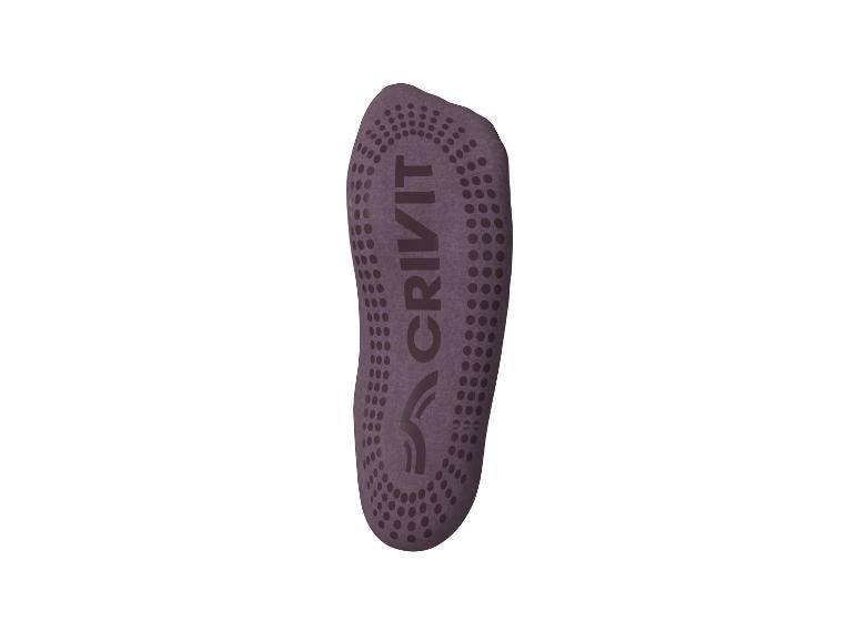 Crivit antislip sokzool met gripnoppen, paars.