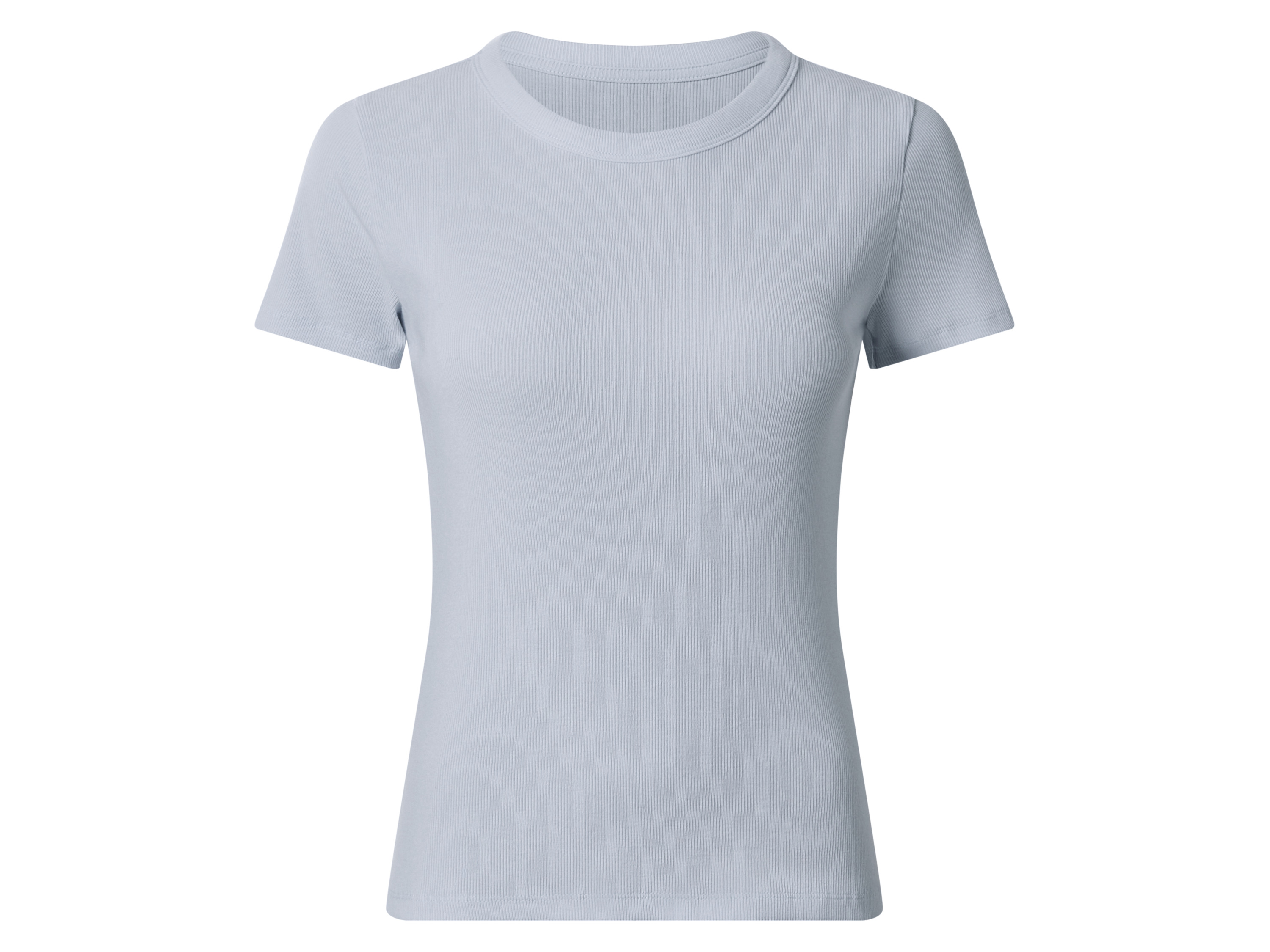 esmara Geribd dames T-shirt (Blauw, XL (48/50))