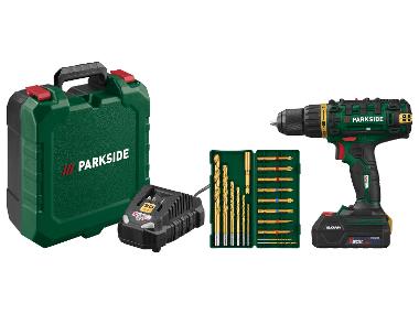 PARKSIDE® Accu-schroefboormachine set 20 V 45 Nm, met accu 2 Ah en lader 2,4 A, Limited Edition