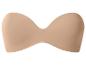 Huidkleurige strapless beha