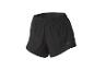 Zwarte sportshorts met elastische tailleband en subtiel logo.