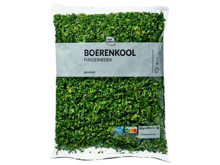 Chef Select fijngesneden boerenkool, zak van 500g