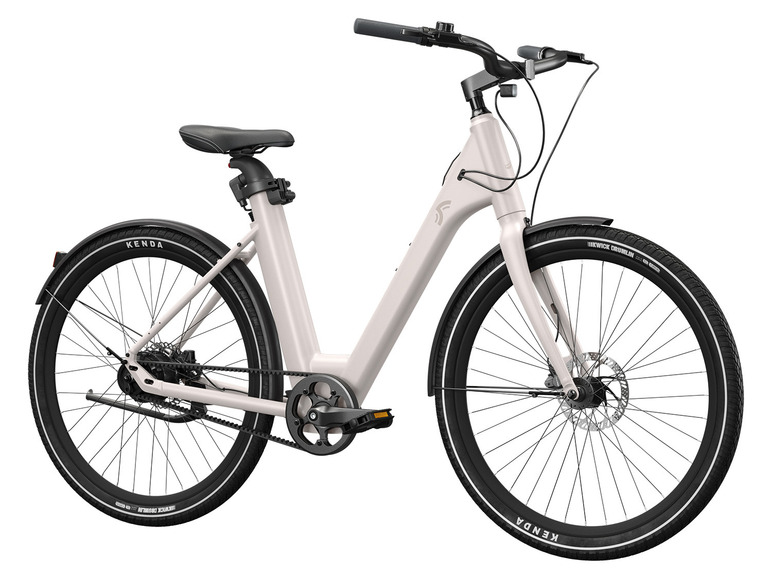 Ga naar volledige schermweergave: CRIVIT Urban E-Bike 27,5" crème - afbeelding 1
