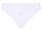 Witte geribbelde slip.