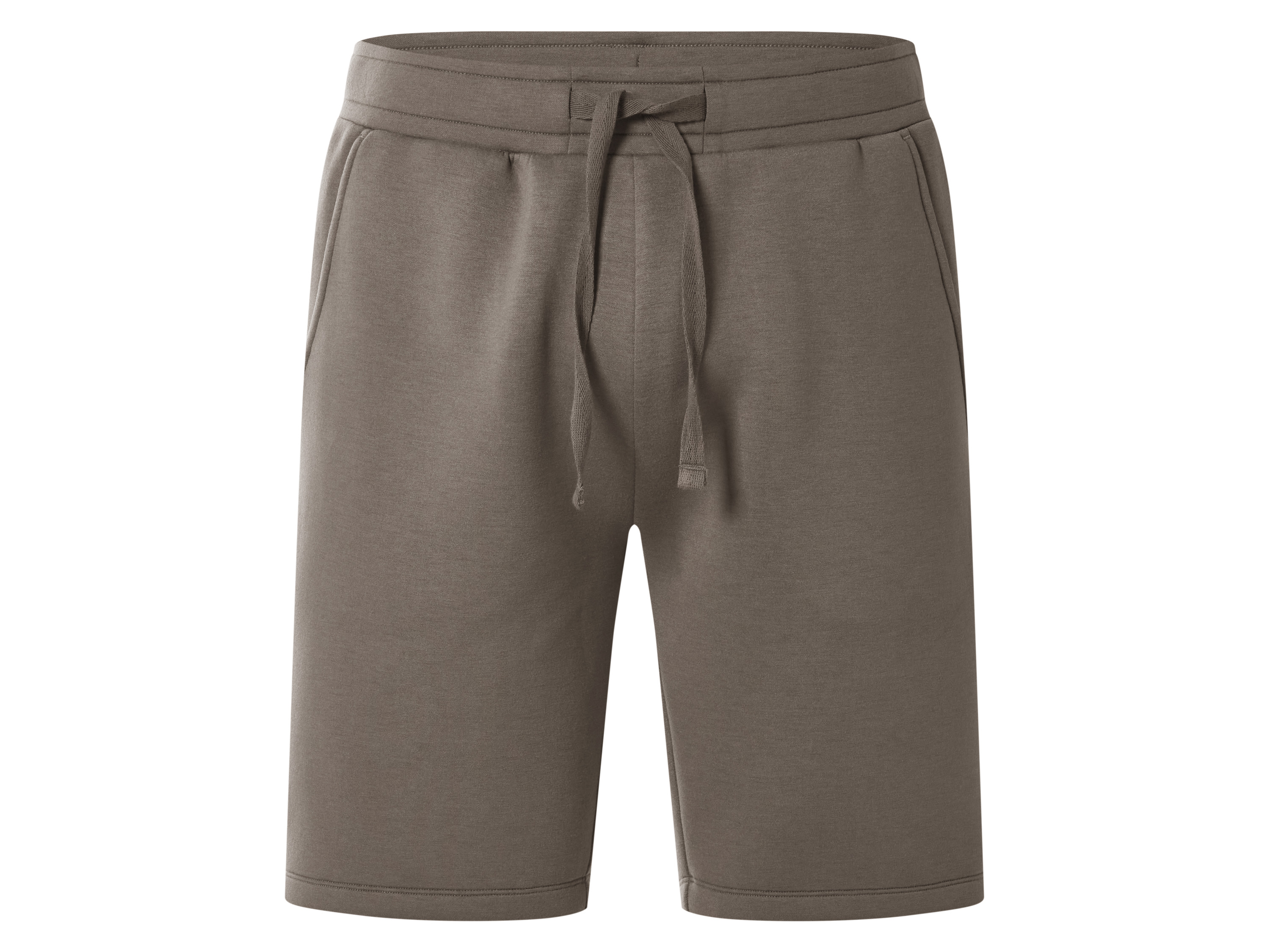 ESMARA MEN Heren sweatshorts van scubastof (Bruin, M)