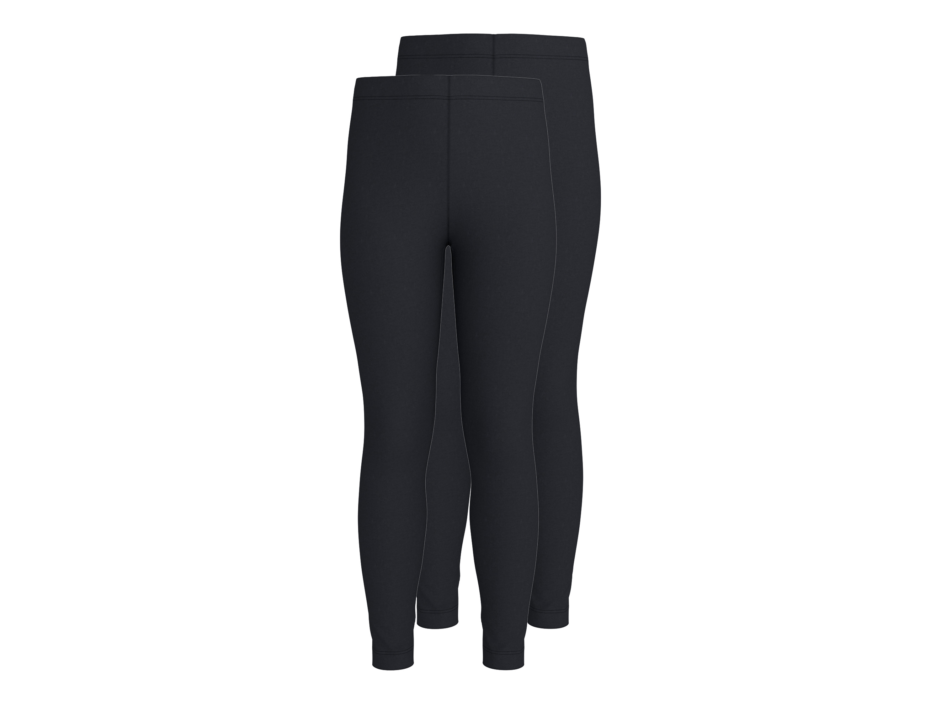 ESMARA KIDS Set van 2 kinder thermoleggings (Zwart, 146/152)
