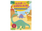 Kleur- en raadselblok met dinosaurussen en 30 stickers.