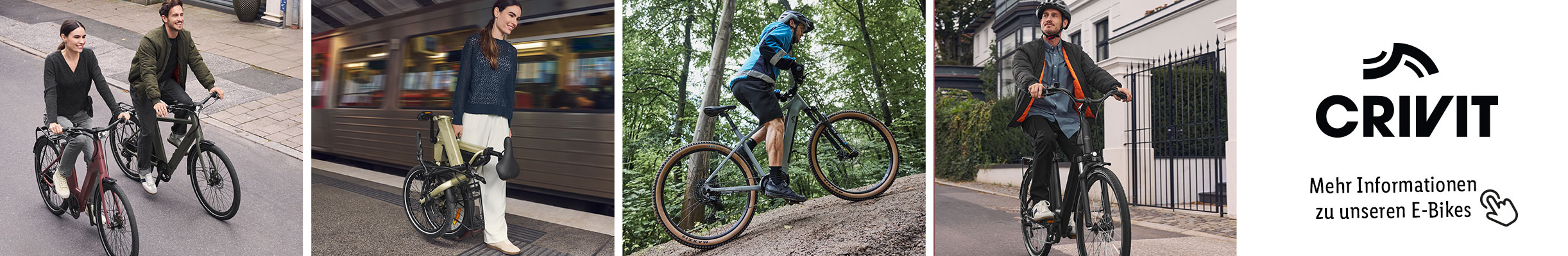 CRIVIT: Meer informatie over onze e-bikes