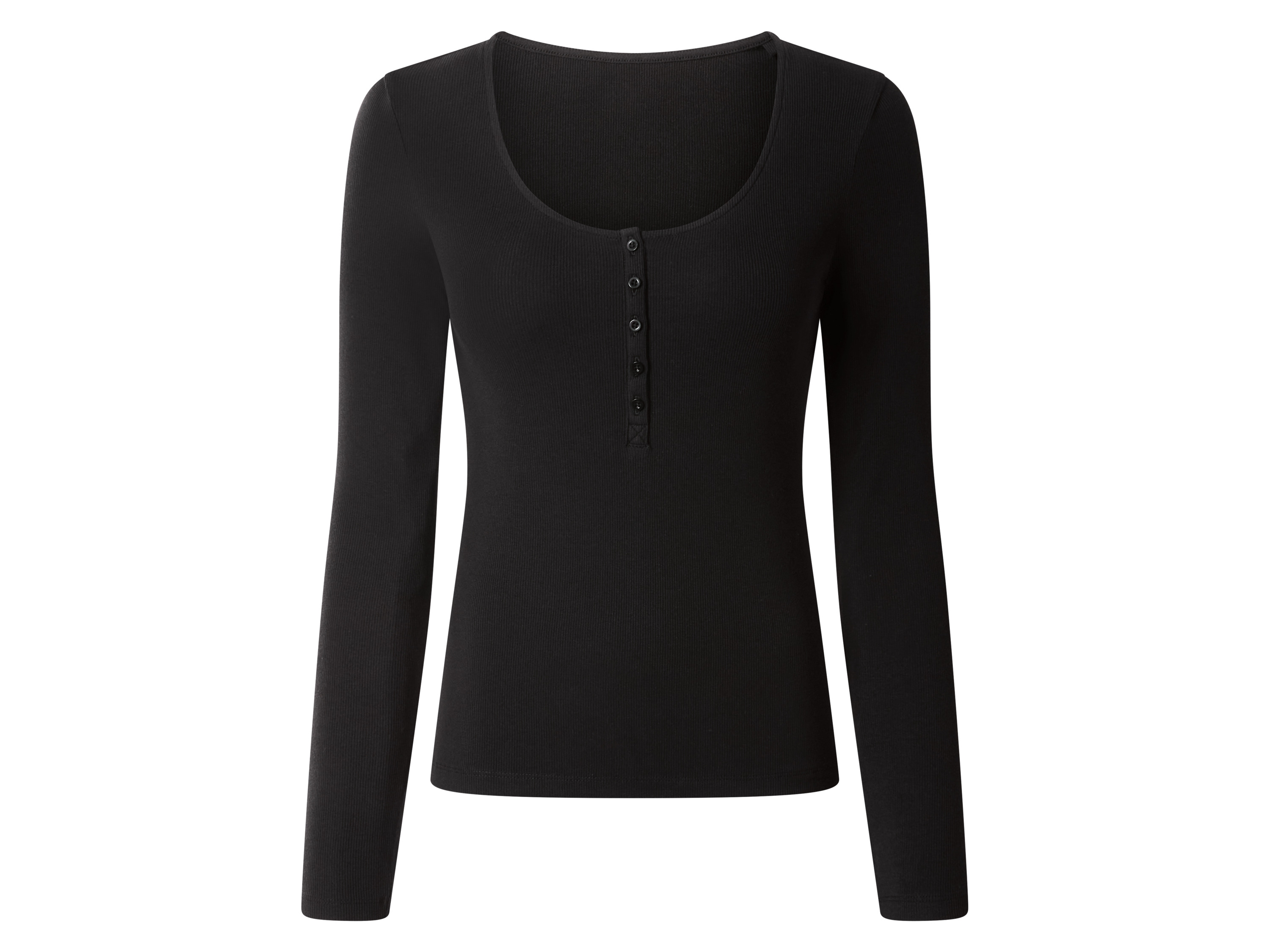 esmara Dames longsleeve (Zwart, M (40/42))