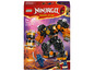 LEGO Ninjago Cole's Elemental Earth Mech met een robot en minifiguren