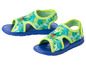 Blauwe sandalen met een tropisch printje, met Paw Patrol-motief.