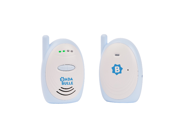 Bada Bulle babyfoon: Twee apparaten om uw baby te bewaken.
