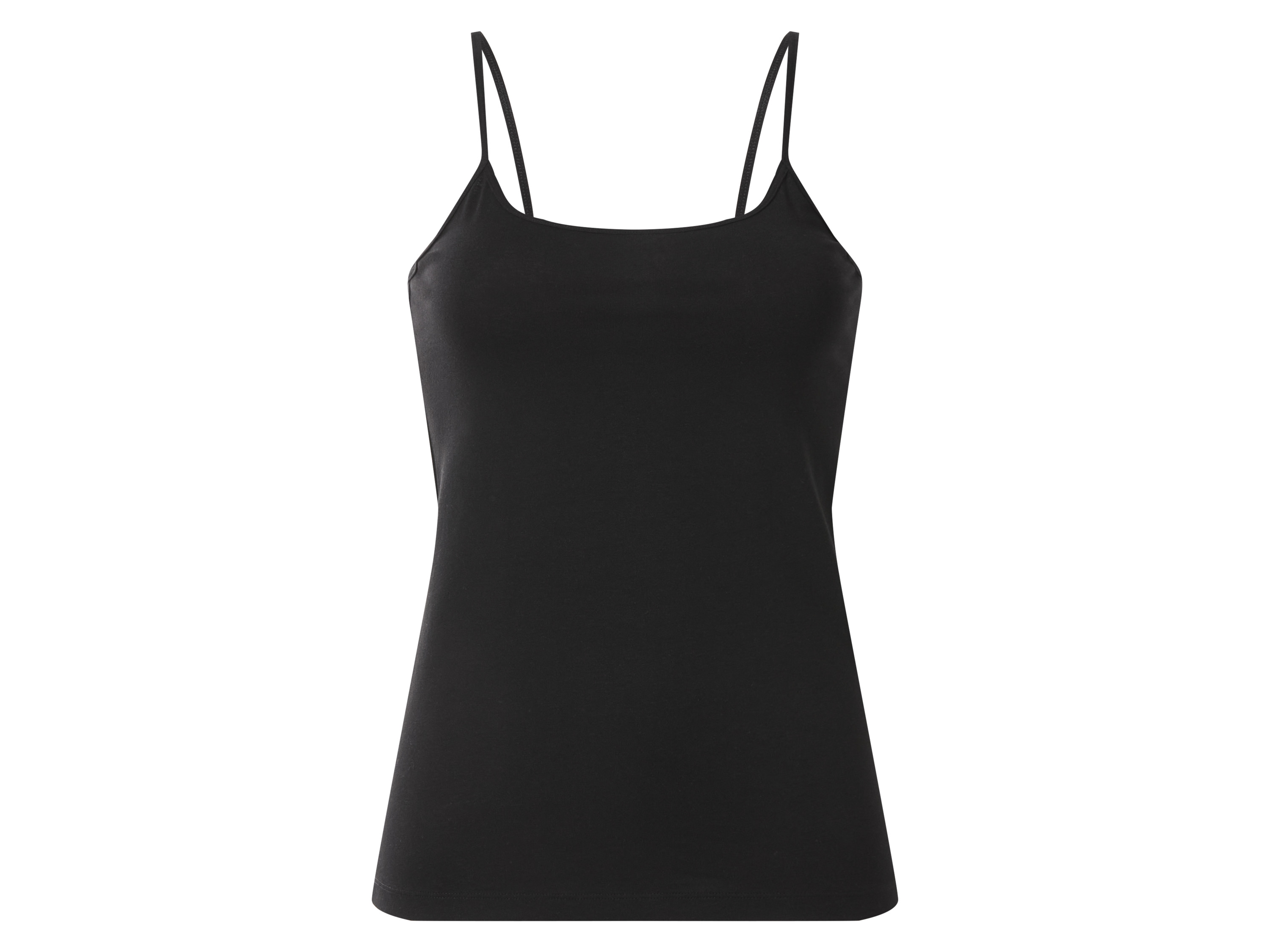 esmara Dames spaghettitop (Zwart, L (44-46))