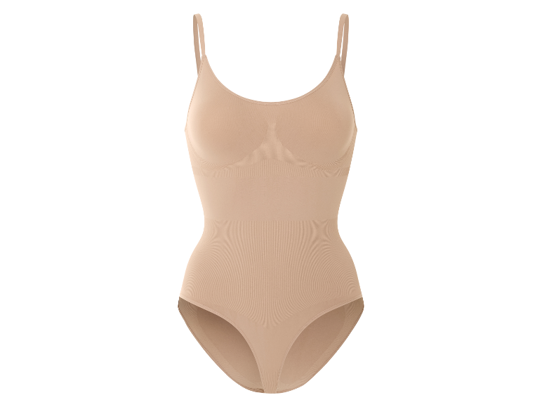Beige naadloze body shaper.