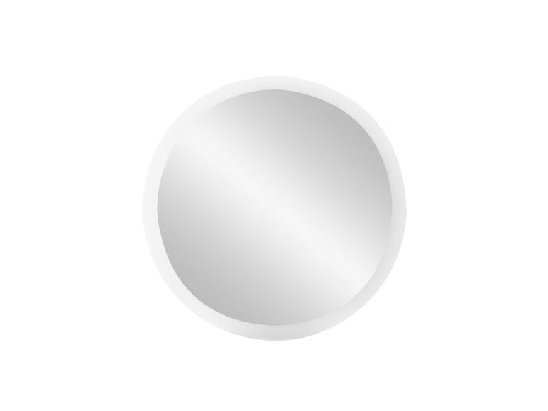 Ronde witte knop met grijze gradiënt