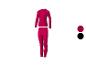 Fuchsia kinder thermokleding set met lange mouwen top en broek.