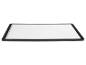 LED-lichttafel met zwart frame en meetlinialen