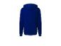 Donkerblauwe hoodie, achterkant.