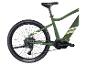 Groene elektrische mountainbike met Kenda banden en Fitifun aandrijfsysteem.