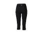 Zwarte dames capri sportlegging met hoge taille en zijzak
