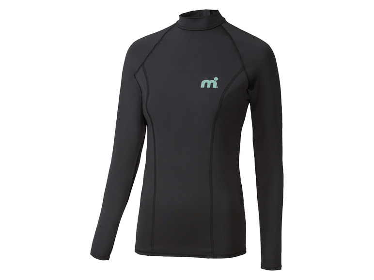 Mistral Dames UV-zwemshirt voor watersporten en (M (40-42), Zwart)