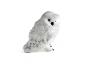 MERADISO Hedwig pluche uil op een witte achtergrond.