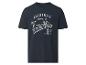 Donkerblauw T-shirt met de tekst 'AUTHENTIC SUPPLY. CO Time To Relax ENJOY NOW EST. 89'