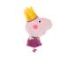 Peppa Pig knuffel, prinses met gouden kroon.
