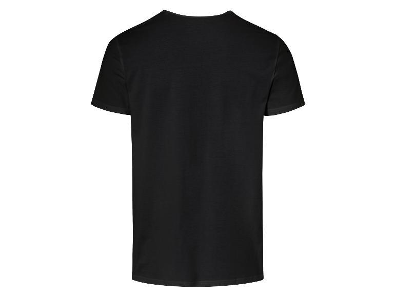 Eenvoudig zwart t-shirt, achterkant.